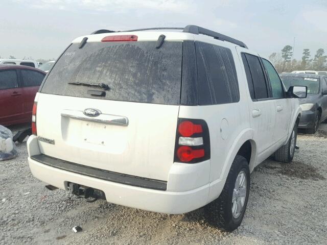 1FMEU63EX9UA08760 - 2009 FORD EXPLORER X WHITE photo 4