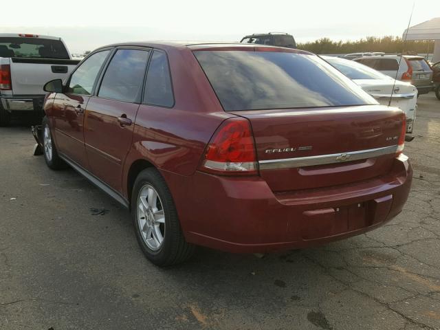 1G1ZT62885F250359 - 2005 CHEVROLET MALIBU MAX RED photo 3