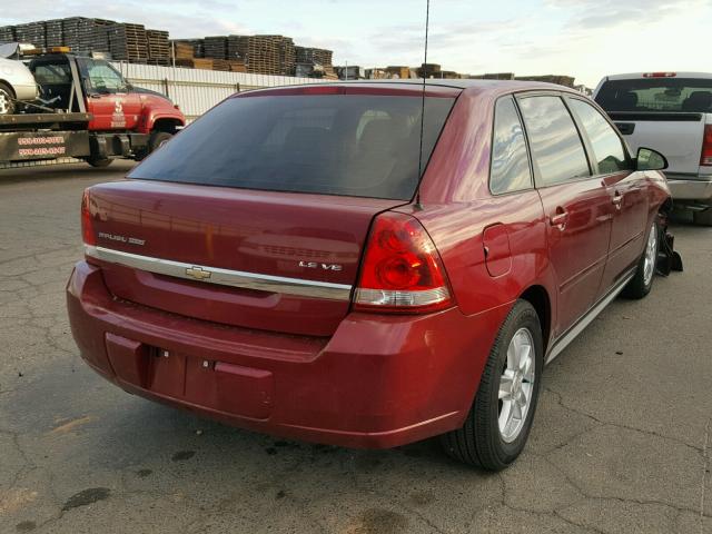 1G1ZT62885F250359 - 2005 CHEVROLET MALIBU MAX RED photo 4