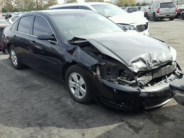 2G1WT55K579185177 - 2007 CHEVROLET IMPALA LT BLACK photo 1