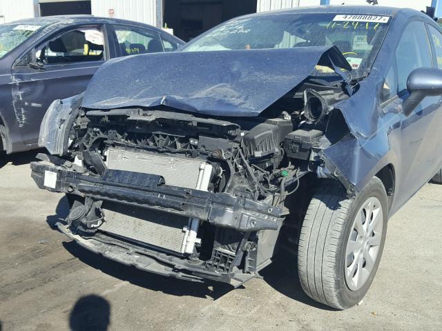 KNADM4A35G6662232 - 2016 KIA RIO LX BLUE photo 9