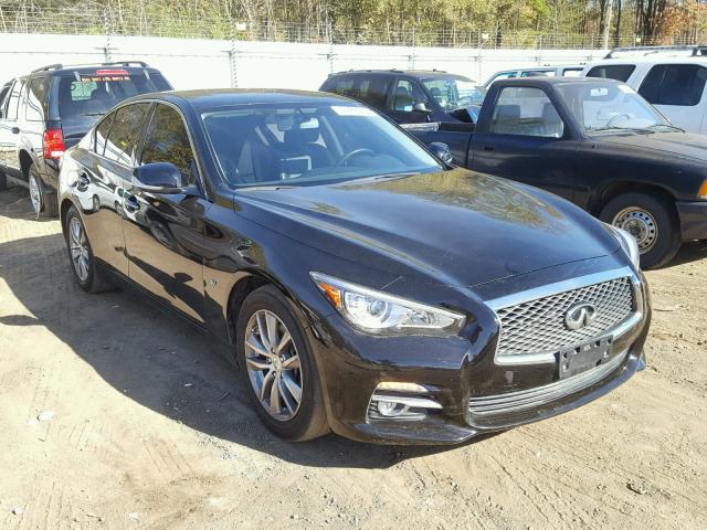 JN1BV7AP2FM335408 - 2015 INFINITI Q50 BASE BLACK photo 1