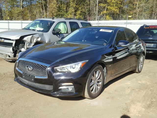 JN1BV7AP2FM335408 - 2015 INFINITI Q50 BASE Negro foto 2