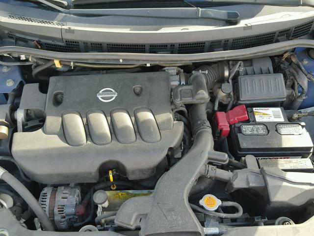 3N1BC1CP9AL455094 - 2010 NISSAN VERSA S BLUE photo 7