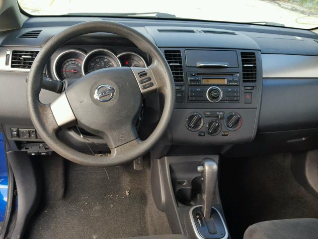 3N1BC1CP9AL455094 - 2010 NISSAN VERSA S BLUE photo 9