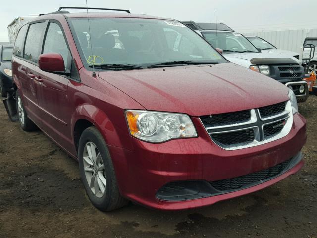 2C4RDGCGXFR732518 - 2015 DODGE GRAND CARA RED photo 1