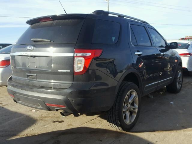 1FM5K7F81EGB63532 - 2014 FORD EXPLORER L BLACK photo 4