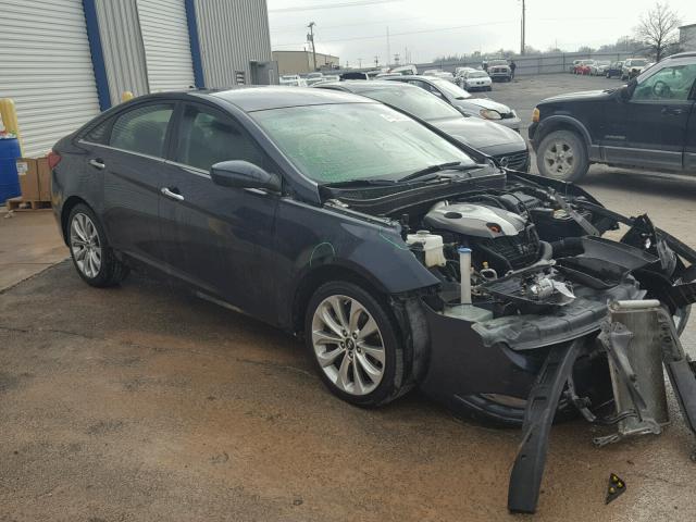 5NPEC4AB8BH317566 - 2011 HYUNDAI SONATA SE BLUE photo 1