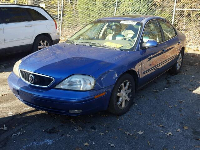 1MEFM55S03G609153 - 2003 MERCURY SABLE LS P BLUE photo 2