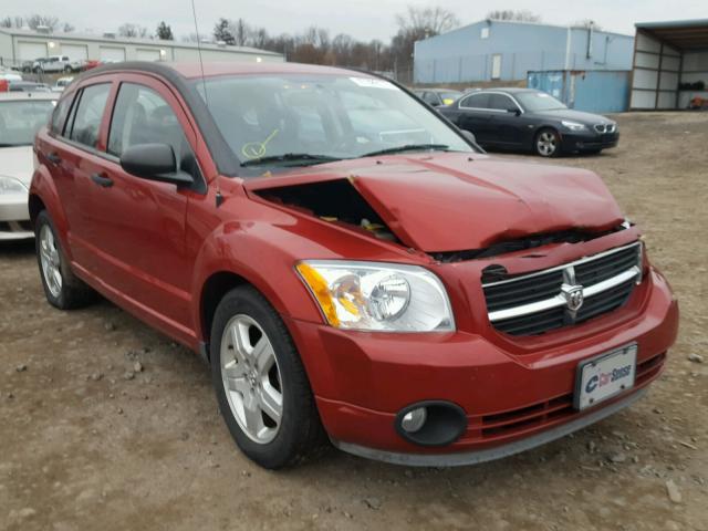 1B3HB48B58D784479 - 2008 DODGE CALIBER SX RED photo 1