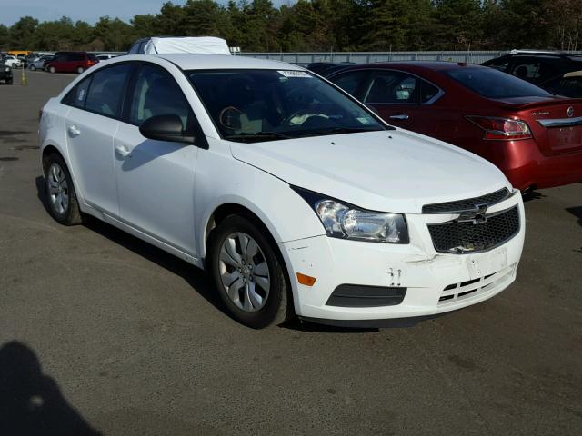 1G1PA5SG6D7186250 - 2013 CHEVROLET CRUZE LS WHITE photo 1