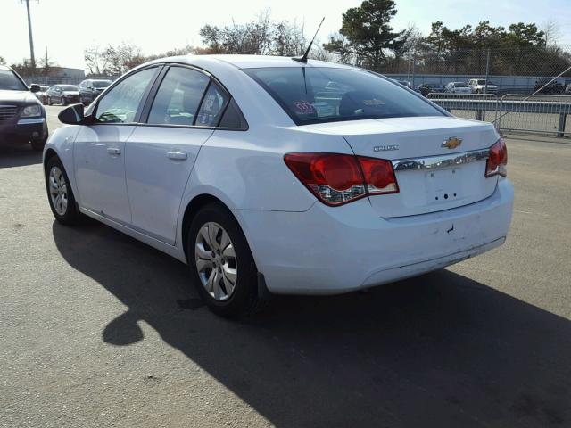 1G1PA5SG6D7186250 - 2013 CHEVROLET CRUZE LS WHITE photo 3