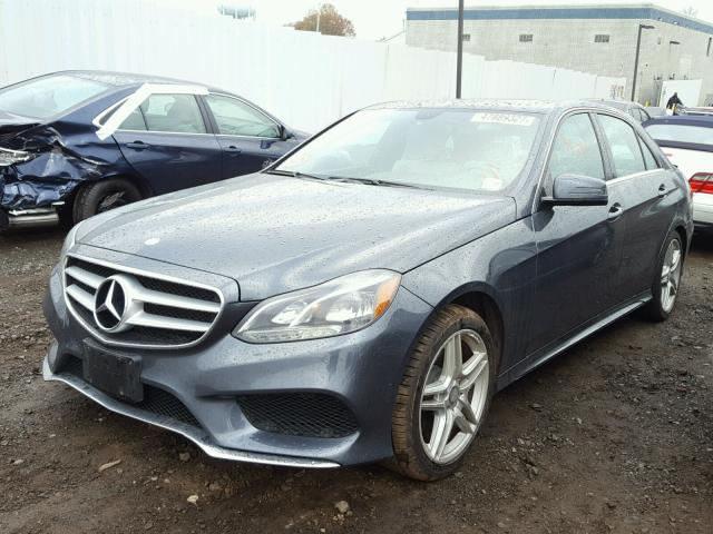 WDDHF8JB4EA838104 - 2014 MERCEDES-BENZ E 350 4MAT GRAY photo 2