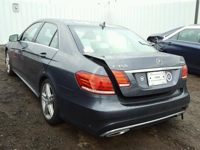 WDDHF8JB4EA838104 - 2014 MERCEDES-BENZ E 350 4MAT GRAY photo 3