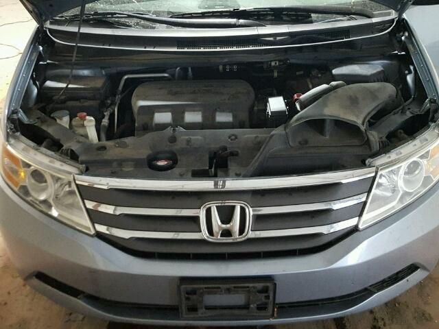 5FNRL5H64CB031214 - 2012 HONDA ODYSSEY EX BLUE photo 7