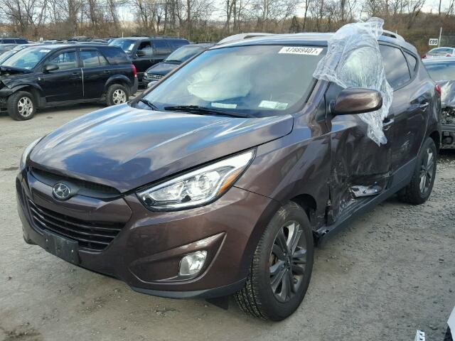 KM8JUCAG5FU969036 - 2015 HYUNDAI TUCSON LIM BROWN photo 2