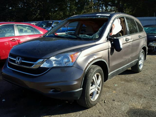 5J6RE3H53BL039090 - 2011 HONDA CR-V EX GRAY photo 2