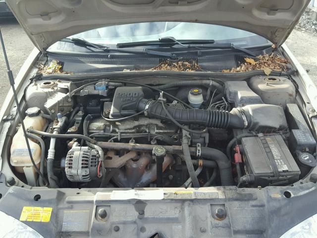 1G1JC524327378549 - 2002 CHEVROLET CAVALIER B TAN photo 7