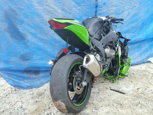 JKAZXCR12GA000872 - 2016 KAWASAKI ZX1000 R GREEN photo 4