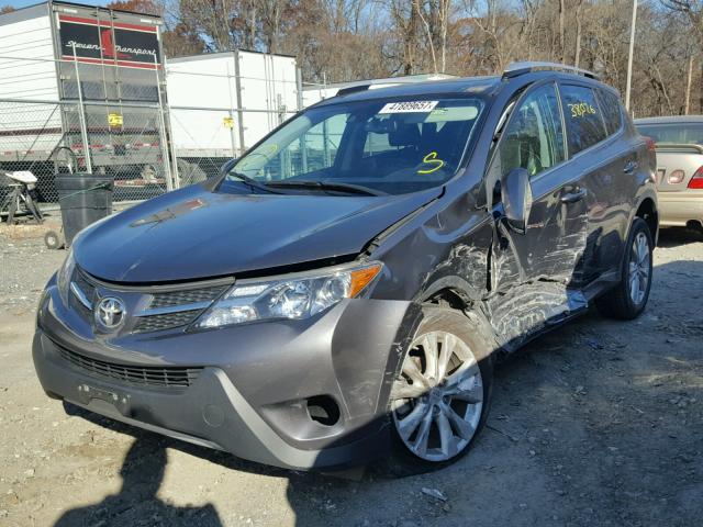 2T3DFREV9EW168067 - 2014 TOYOTA RAV4 LIMIT GRAY photo 2