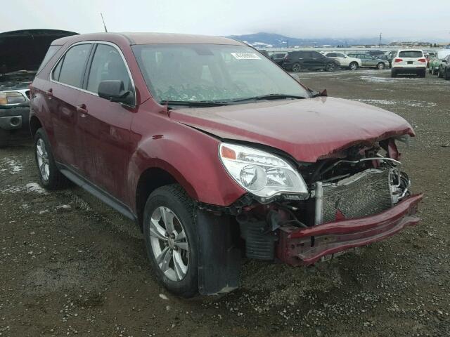 2CNFLCEW7A6404899 - 2010 CHEVROLET EQUINOX LS RED photo 1