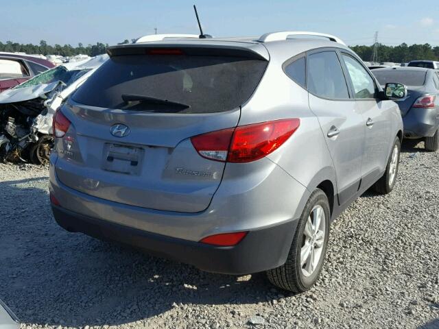 KM8JU3AC2DU689388 - 2013 HYUNDAI TUCSON GLS GRAY photo 4