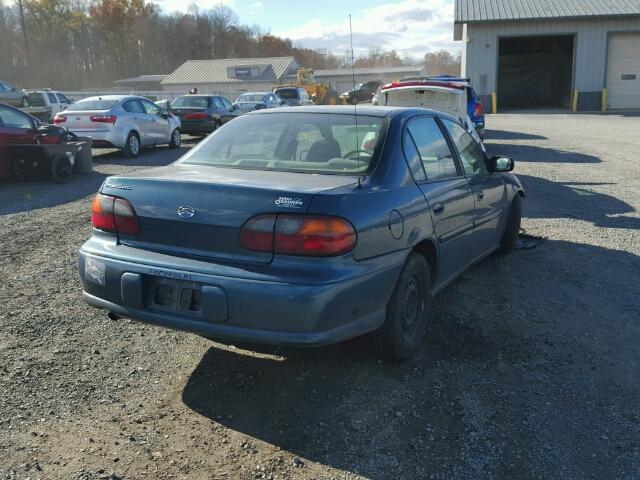 1G1ND52J73M671460 - 2003 CHEVROLET MALIBU TURQUOISE photo 4