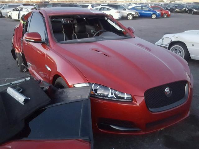 SAJWA0HP7FMU75396 - 2015 JAGUAR XF SUPERCH BURGUNDY photo 1