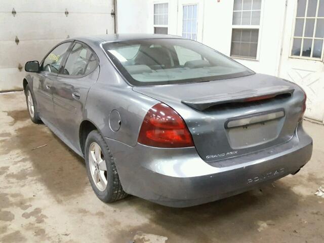 2G2WP522751328419 - 2005 PONTIAC GRAND PRIX Сұр фото 3