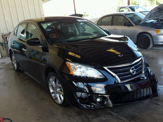 3N1AB7AP2DL778802 - 2013 NISSAN SENTRA S BLACK photo 1