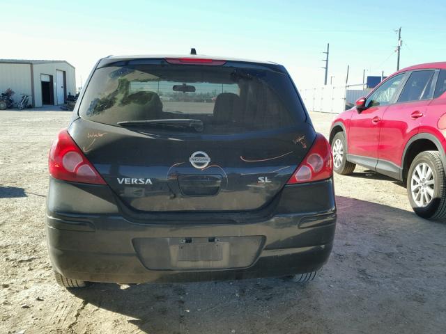 3N1BC13E39L359777 - 2009 NISSAN VERSA S BLACK photo 10