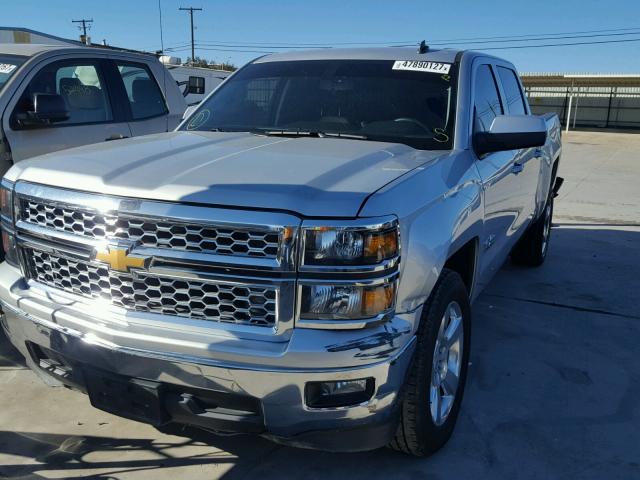 3GCPCREC8EG318755 - 2014 CHEVROLET SILVERADO SILVER photo 2