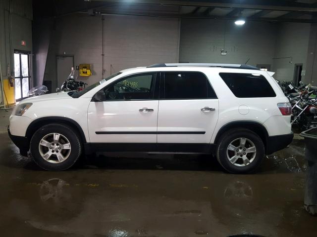 1GKLVKED0AJ241434 - 2010 GMC ACADIA SL WHITE photo 9