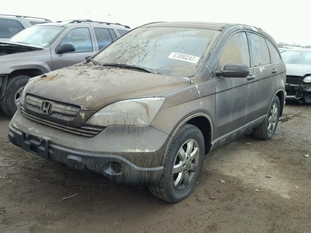 5J6RE38728L003546 - 2008 HONDA CR-V EXL SILVER photo 2