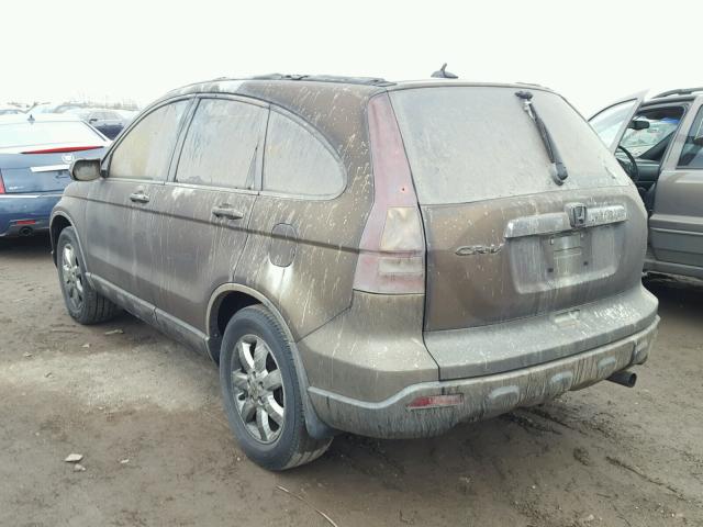 5J6RE38728L003546 - 2008 HONDA CR-V EXL SILVER photo 3