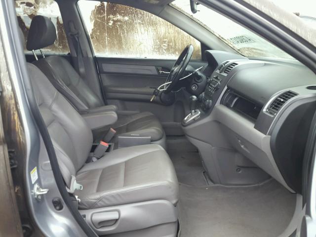 5J6RE38728L003546 - 2008 HONDA CR-V EXL SILVER photo 5