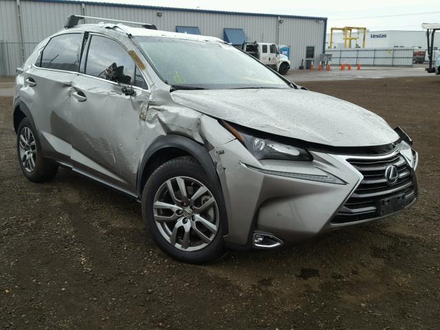 JTJBARBZ3F2015561 - 2015 LEXUS NX 200T SILVER photo 1