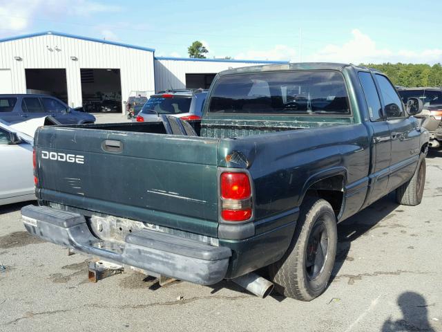 3B7HC13Y81M575690 - 2001 DODGE RAM 1500 GREEN photo 4