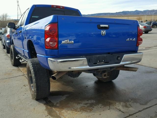 1D7HU18298J220719 - 2008 DODGE RAM 1500 S BLUE photo 3