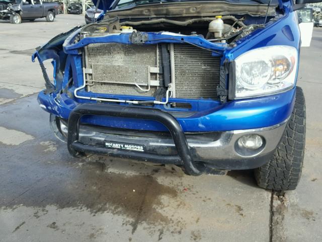 1D7HU18298J220719 - 2008 DODGE RAM 1500 S BLUE photo 7