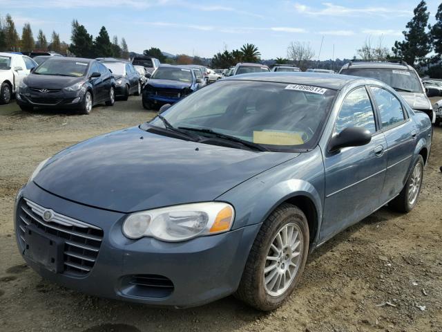 1C3EL46X96N191037 - 2006 CHRYSLER SEBRING GRAY photo 2