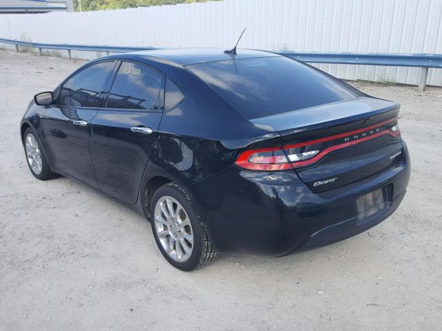 1C3CDFCA5DD188431 - 2013 DODGE DART LIMIT BLACK photo 3