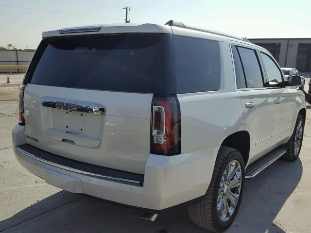 1GKS1CKJXFR664991 - 2015 GMC YUKON DENA WHITE photo 4