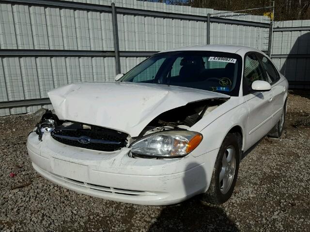 1FAFP55203G217160 - 2003 FORD TAURUS SES WHITE photo 2