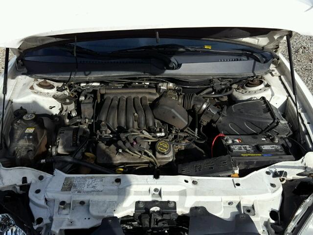 1FAFP55203G217160 - 2003 FORD TAURUS SES WHITE photo 7