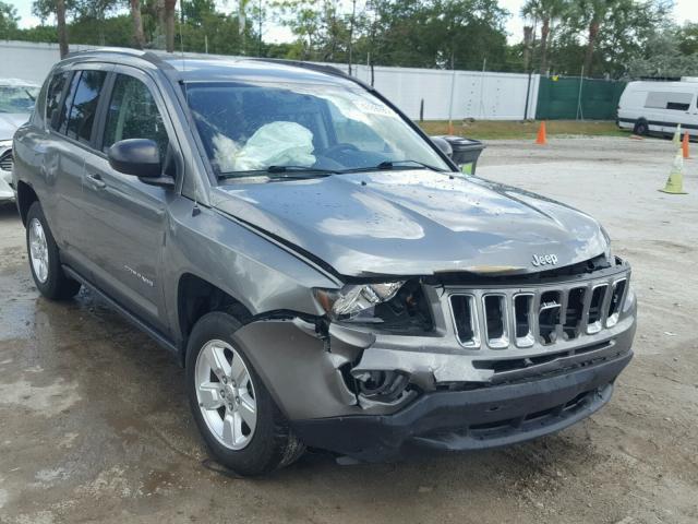 1C4NJCBA3ED545765 - 2014 JEEP COMPASS SP 灰色 照片 1