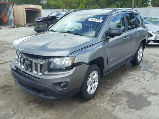 1C4NJCBA3ED545765 - 2014 JEEP COMPASS SP 灰色 照片 2