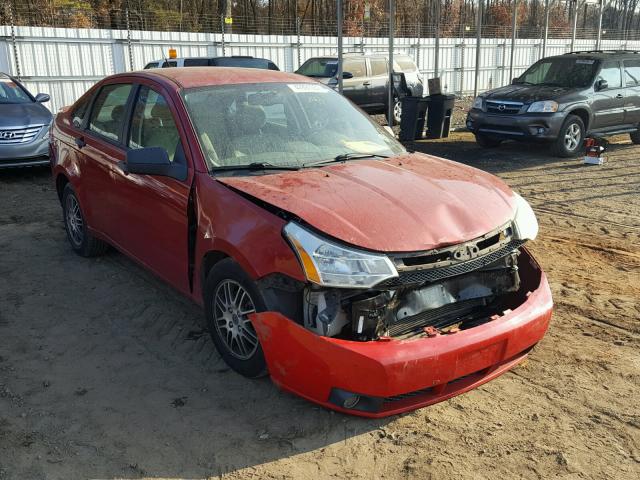 1FAHP3FN0BW158699 - 2011 FORD FOCUS SE RED photo 1