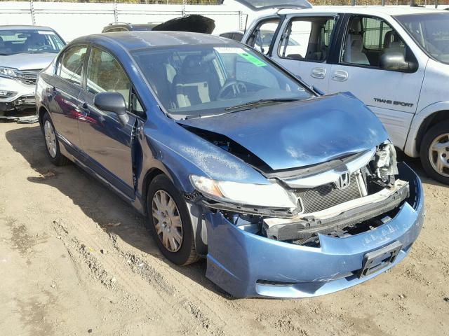 2HGFA1F30AH518672 - 2010 HONDA CIVIC VP BLUE photo 1