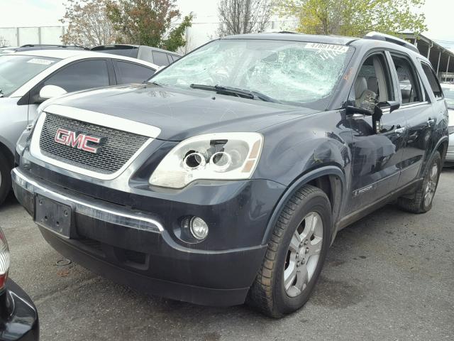 1GKEV33707J129818 - 2007 GMC ACADIA SLT შავი ფოტო 2